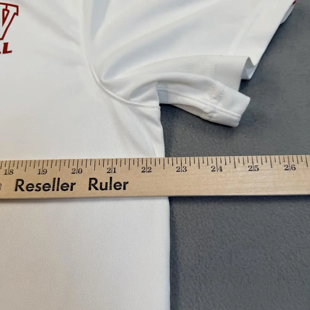 UNLV Rebels Shirt Mens Large White NCAA Football Nike Dri Fit T-Shirt Tee